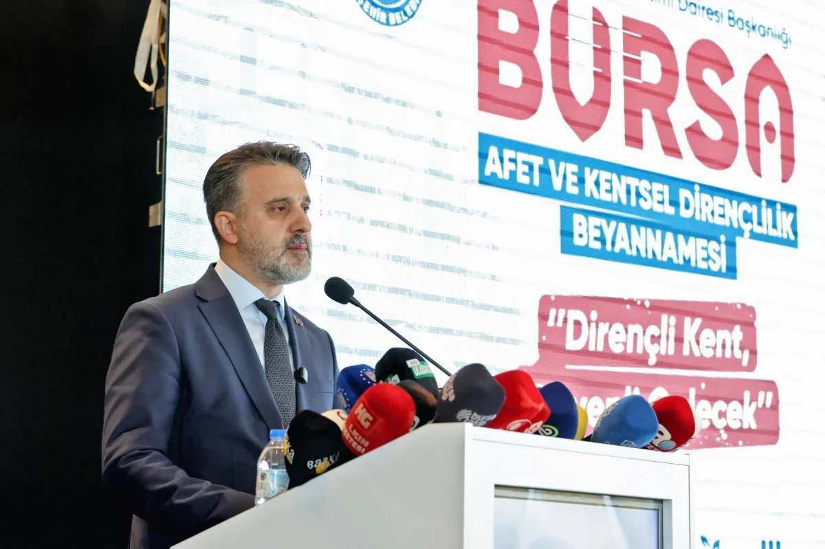 Bursa'da Türkiye'nin ilk Afet Beyannamesi imzalandı