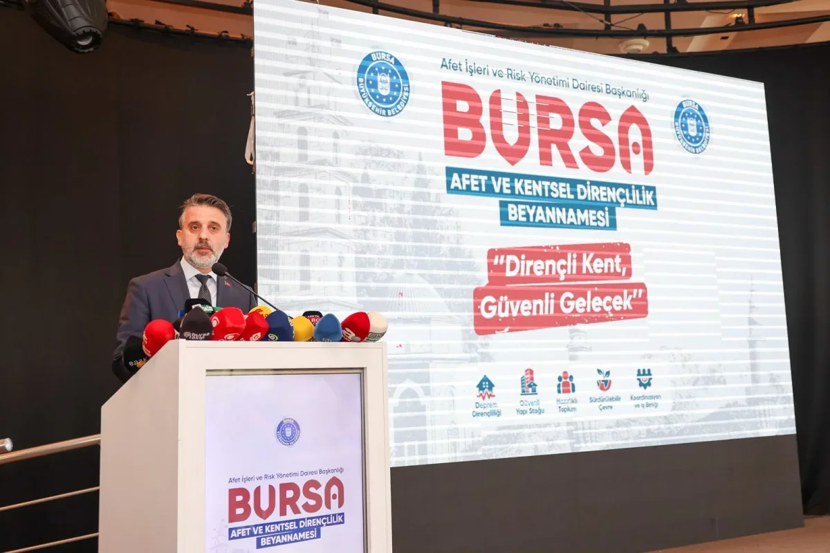 Bursa'da Türkiye'nin ilk Afet Beyannamesi imzalandı