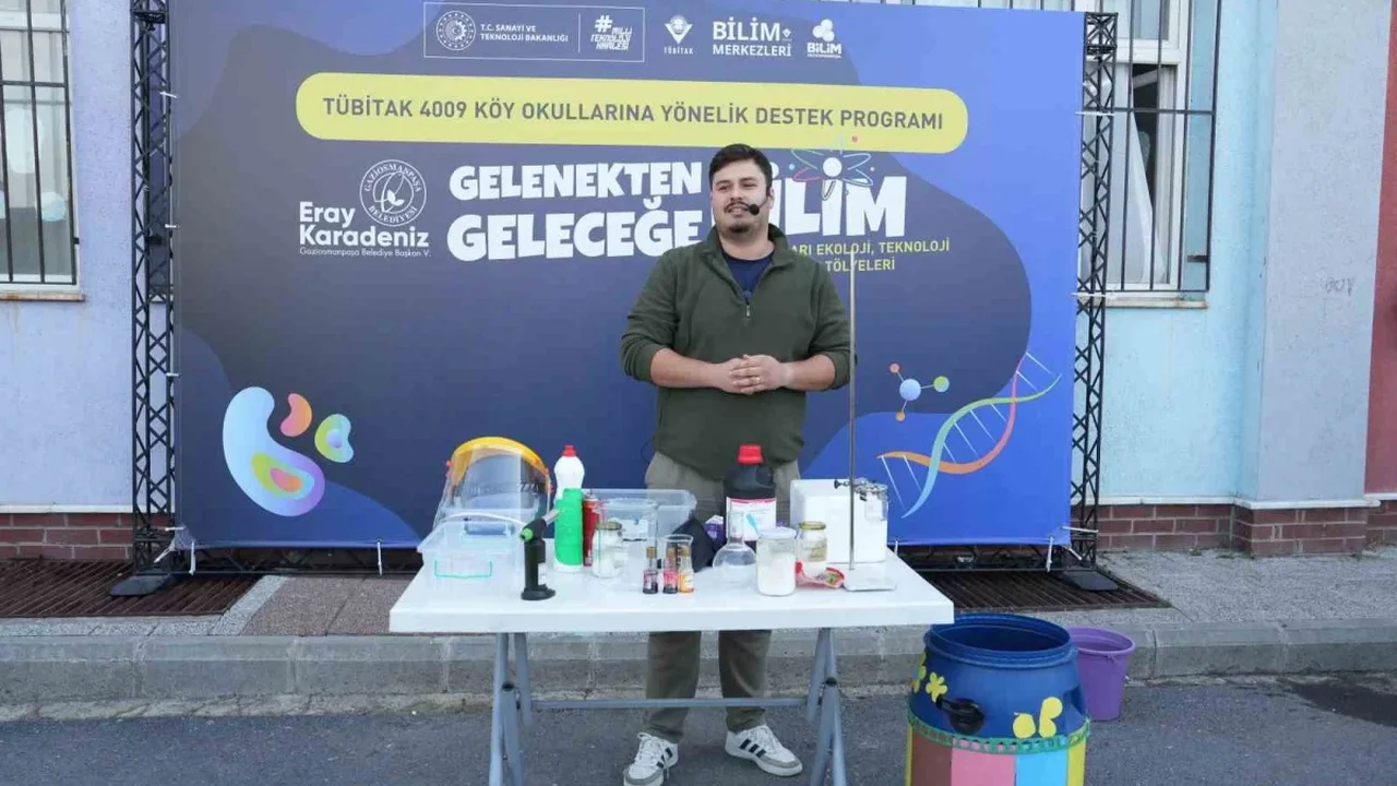 Gaziosmanpaşa'dan köy okullarına bilim atölyesi desteği