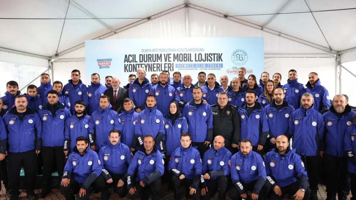 Arnavutköy'de 14 afet konteyneri hizmete alındı