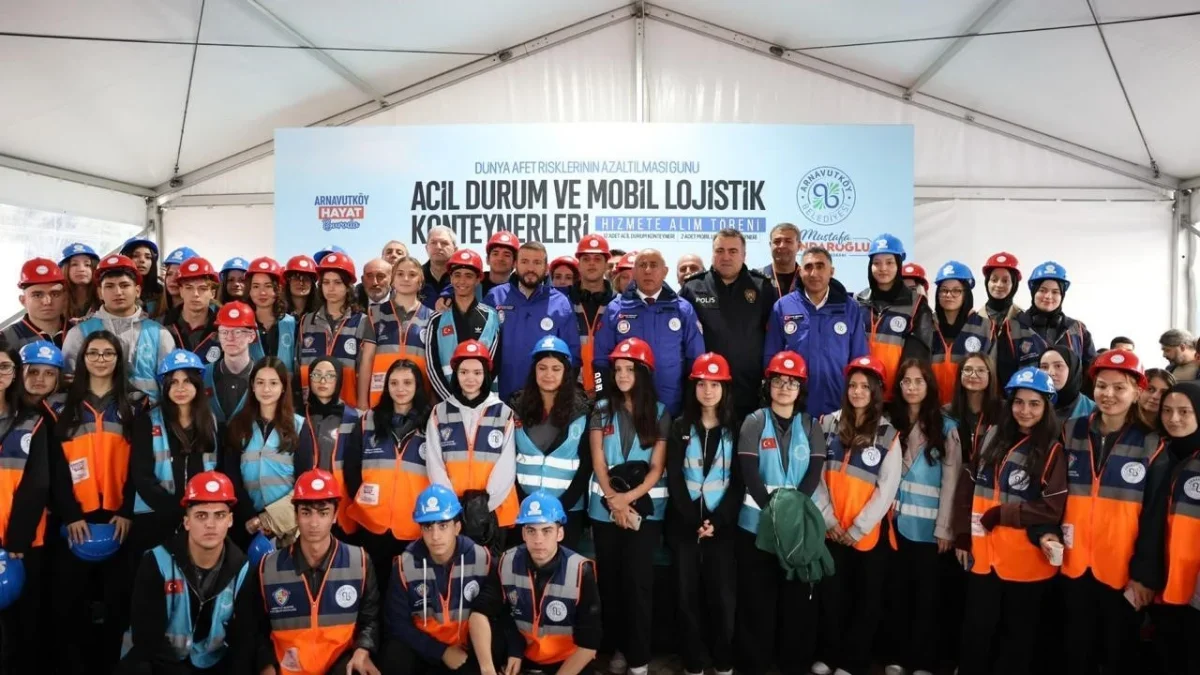 Arnavutköy'de 14 afet konteyneri hizmete alındı