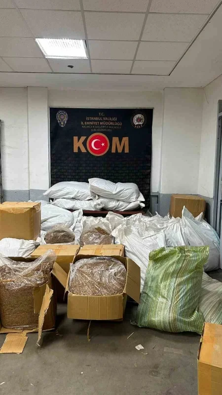 İstanbul'da kaçak alkol ve tütün operasyonu: 6 yakalandı