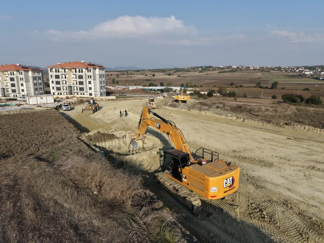 Nilüfer'de 3 mahalleyi bağlayacak yol çalışması sürüyor