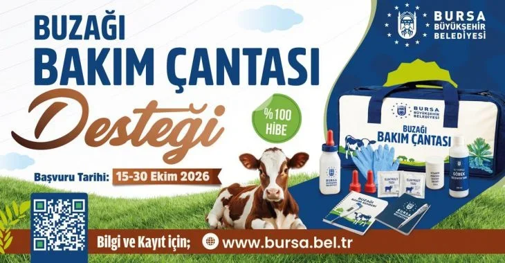 Bursa'da 1-10 büyükbaşlı yetiştiricilere bakım çantası