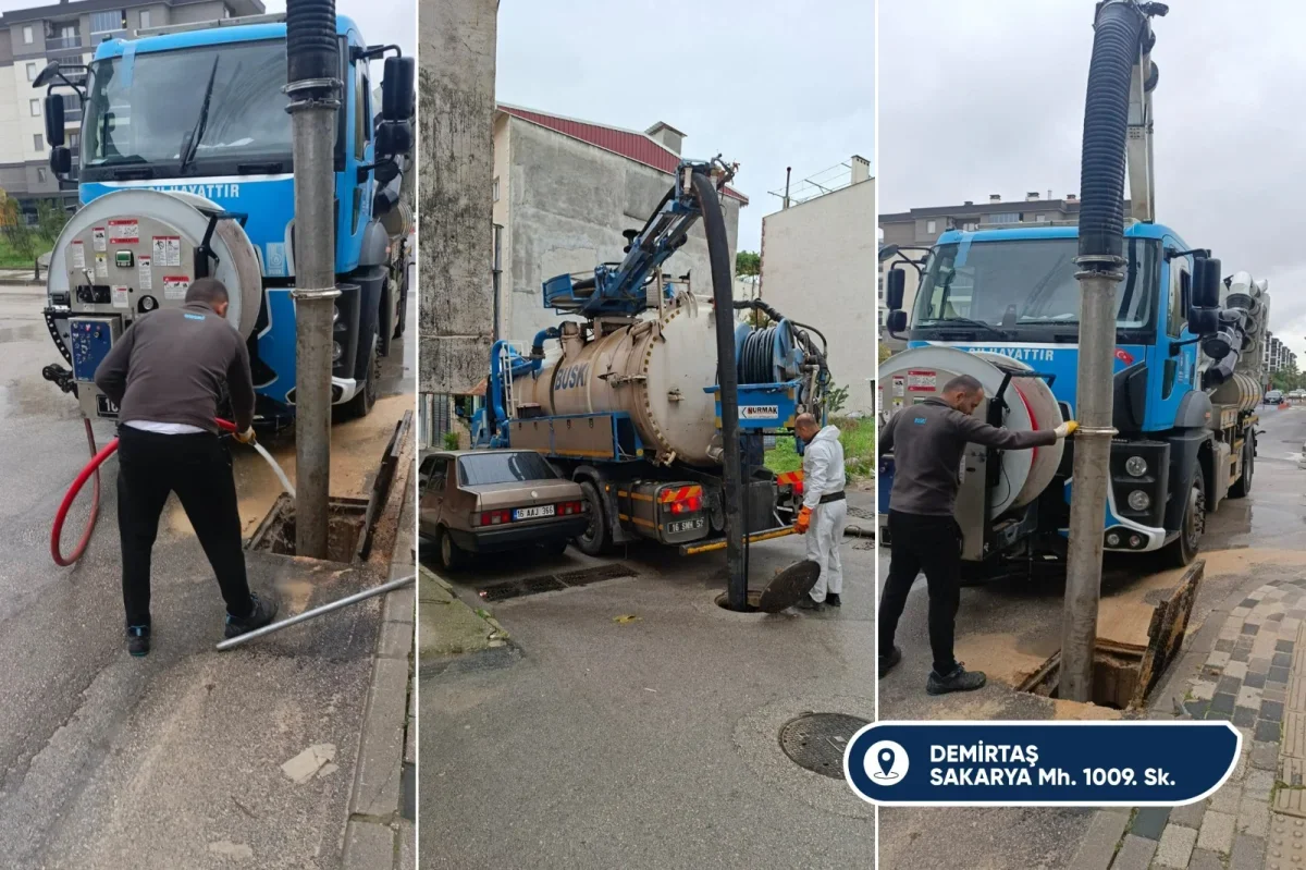 Bursa'da kuvvetli yağışta 645 olaya müdahale edildi