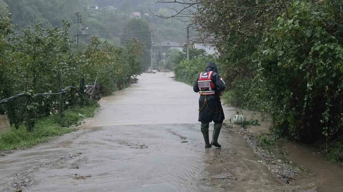 Sakarya'da taşan Kanlıçay Deresi'nden 48 kişi kurtarıldı