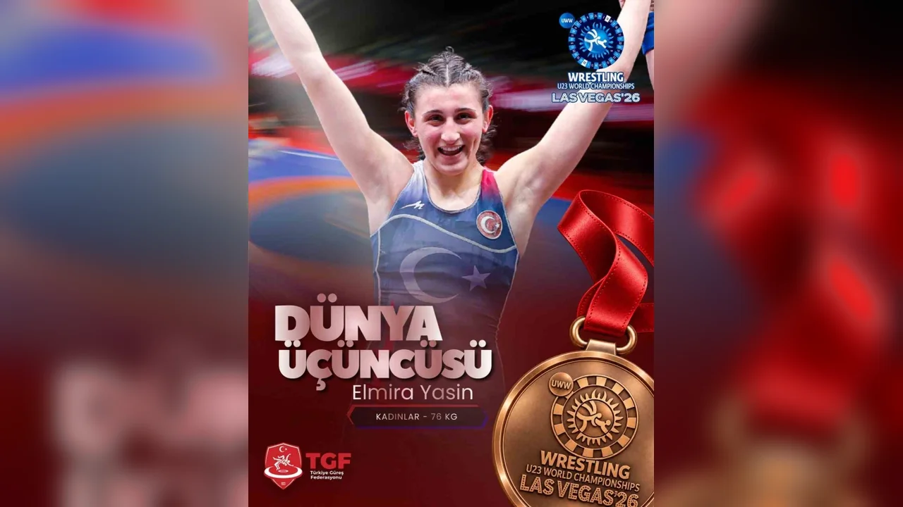 Elmira Yasin, U23 Dünya Güreş Şampiyonası'nda bronz aldı