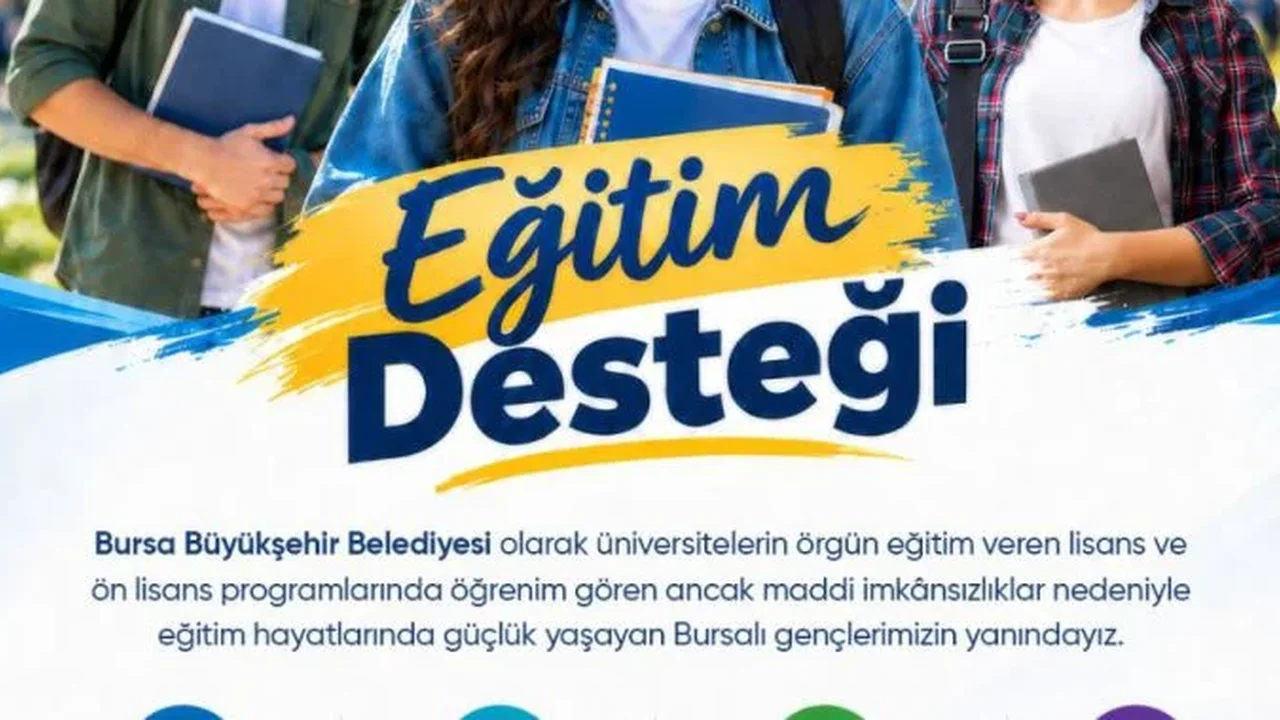 Bursa'da üniversite eğitim desteği başvuruları 19 Ekim'de