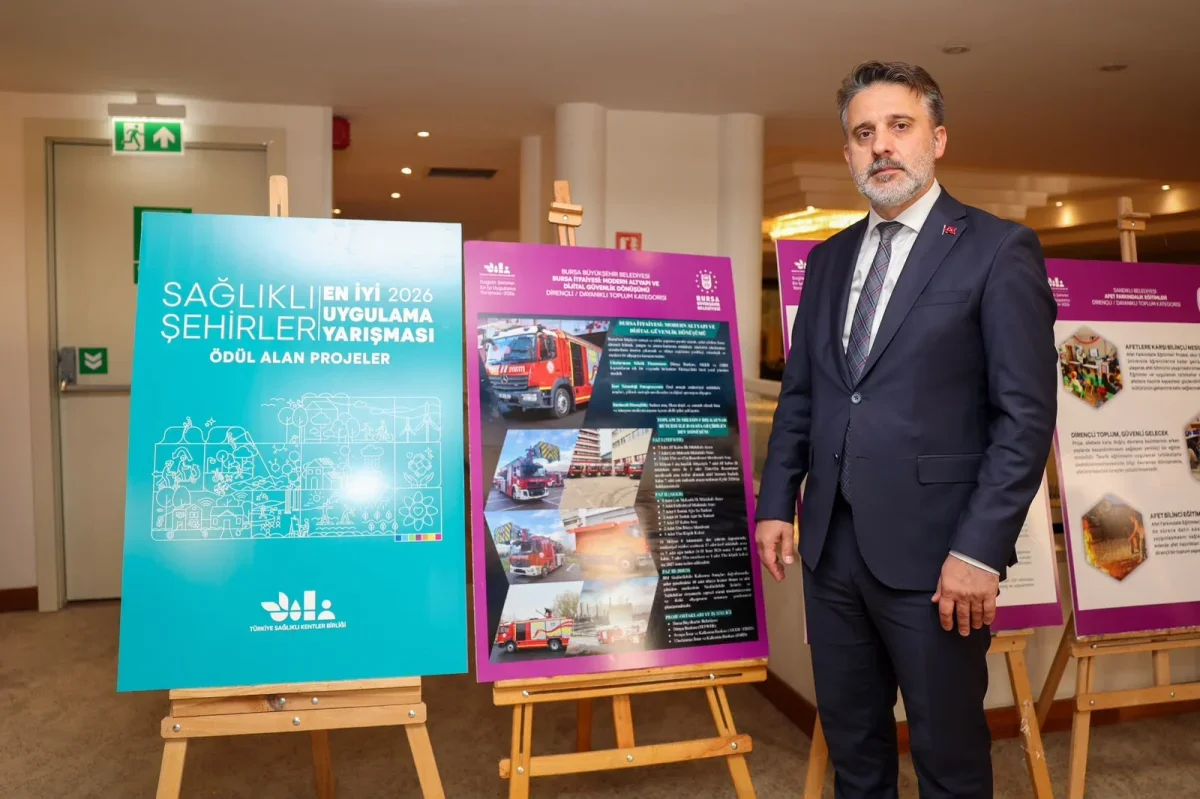 Bursa itfaiyesinin dönüşüm projesine ulusal ödül