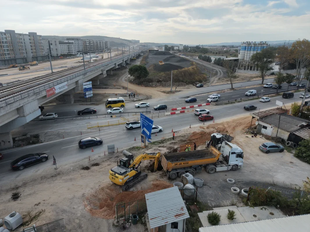 Bursa Nilüferköy'de 550 metrelik kanalizasyon hattı yapıldı