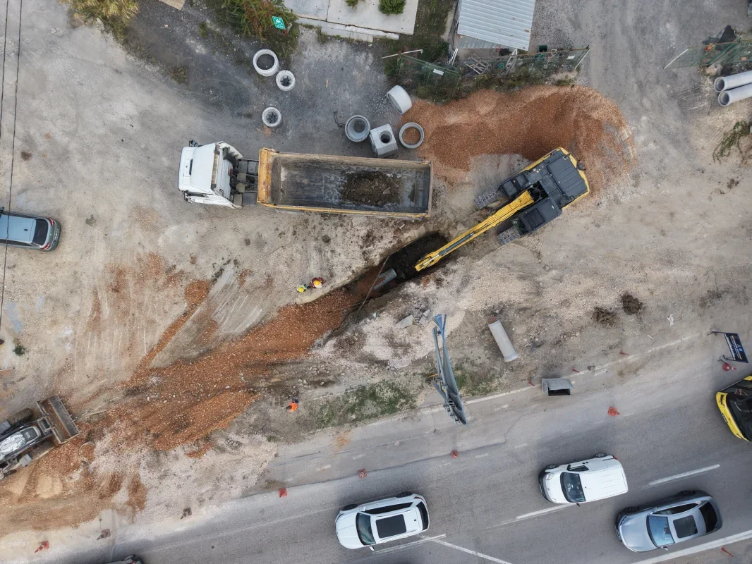 Bursa Nilüferköy'de 550 metrelik kanalizasyon hattı yapıldı