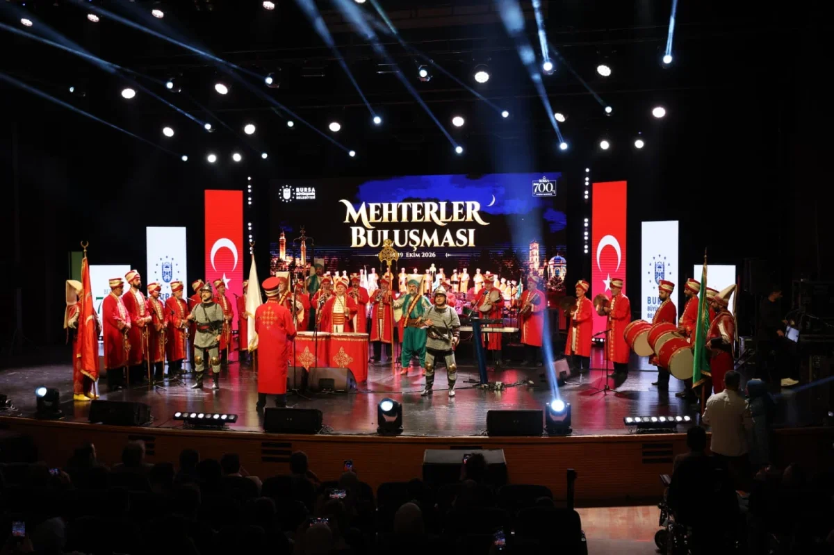 Bursa'da 9 mehter takımı fetih etkinliklerinde buluştu