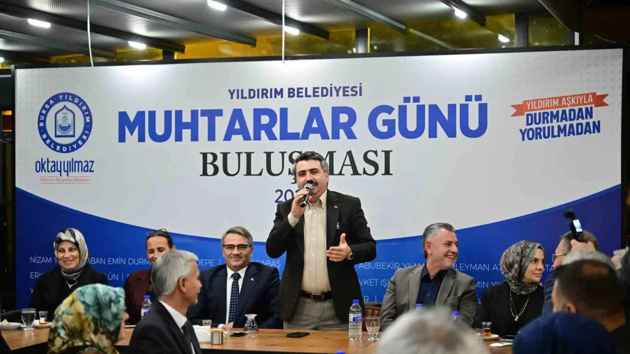 Yıldırım'da Muhtarlar Günü'nde fatura limiti 30 bin TL