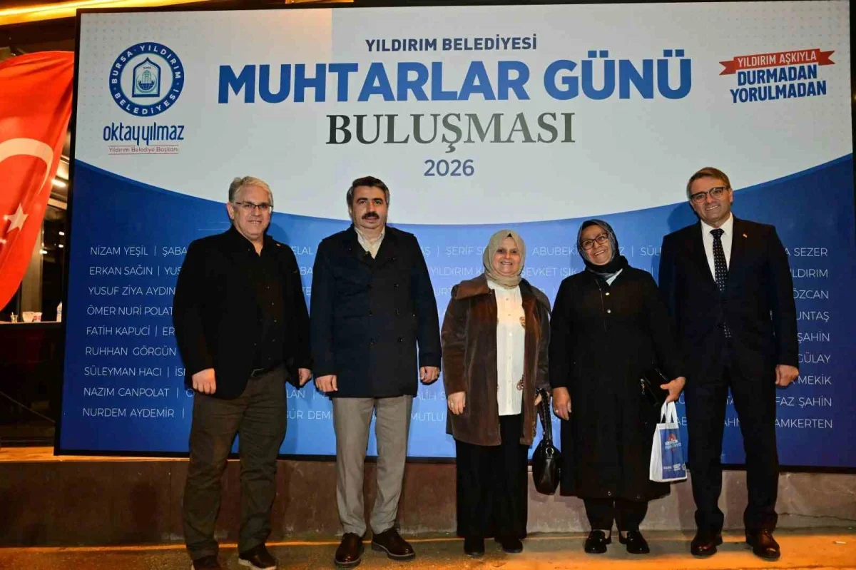 Yıldırım'da Muhtarlar Günü'nde fatura limiti 30 bin TL
