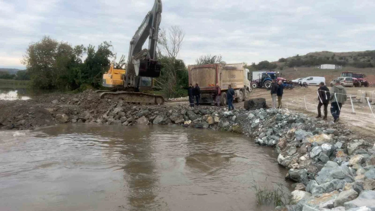 Mudanya'da taşkın: 1.000-1.500 dönüm arazi zarar gördü