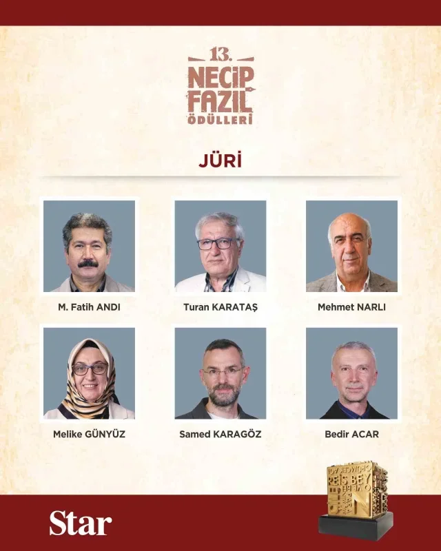 Necip Fazıl Ödülleri 2026 kazananları açıklandı