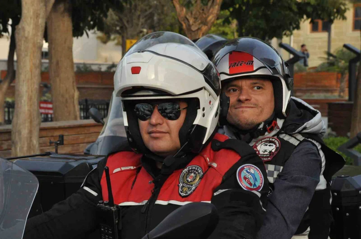 Sezgin Çalışkan'ın motosiklet hayali Keşan'da gerçek oldu