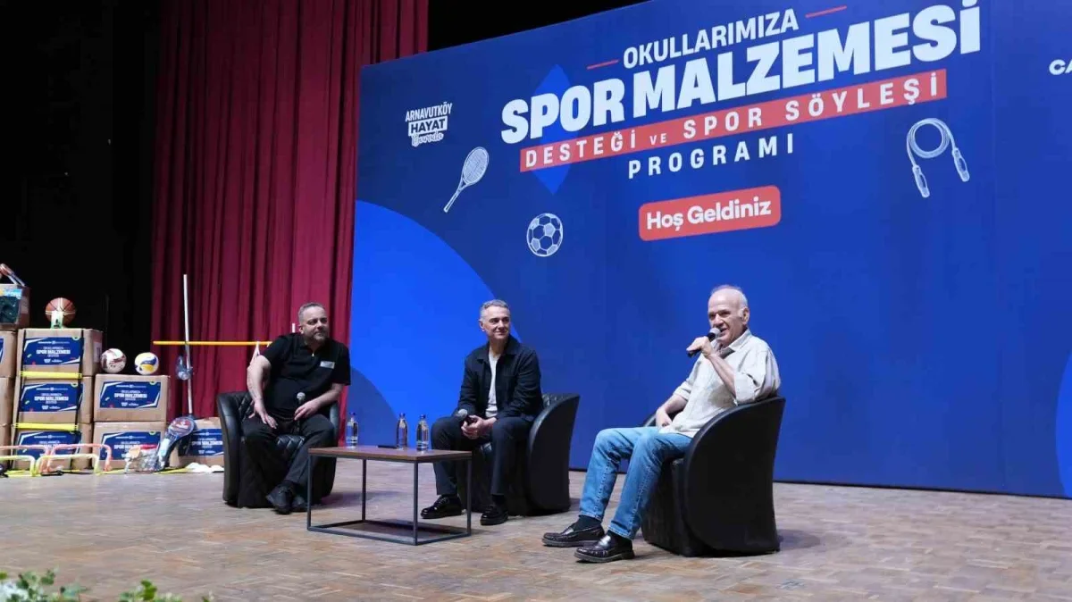 Arnavutköy okullarına 10 bin parça spor malzemesi dağıtıldı