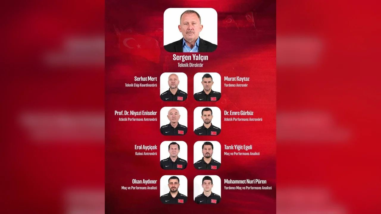 Sergen Yalçın'ın A Milli Takım teknik ekibi belli oldu