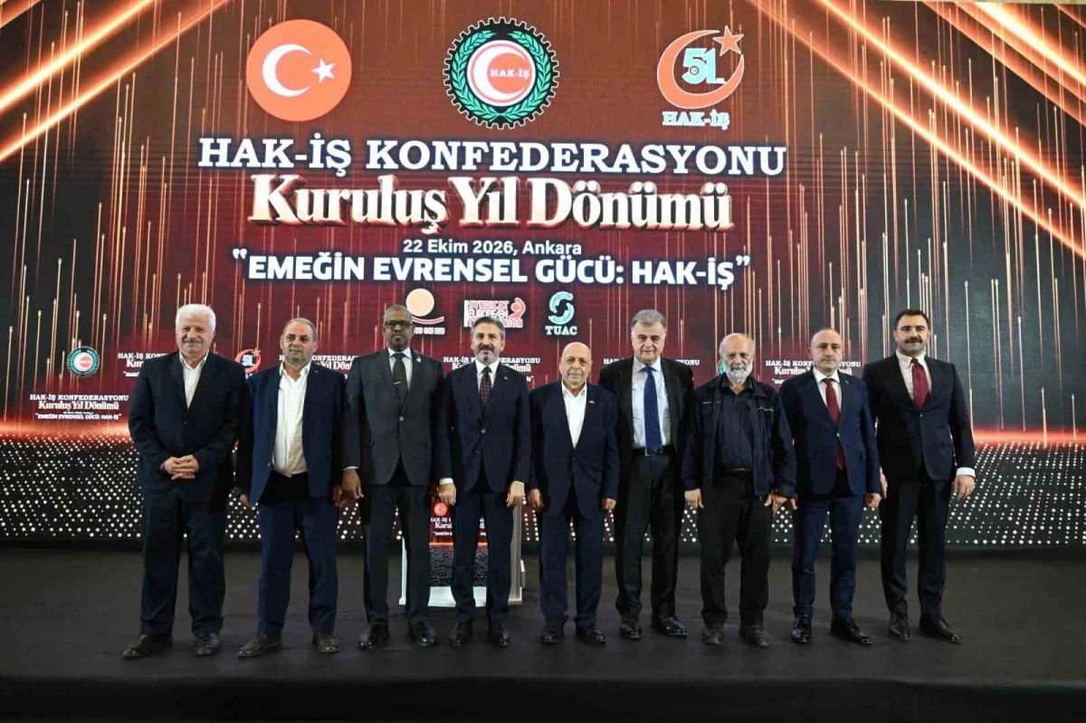 HAK-İŞ, 51. kuruluş yılını Ankara'da kutladı