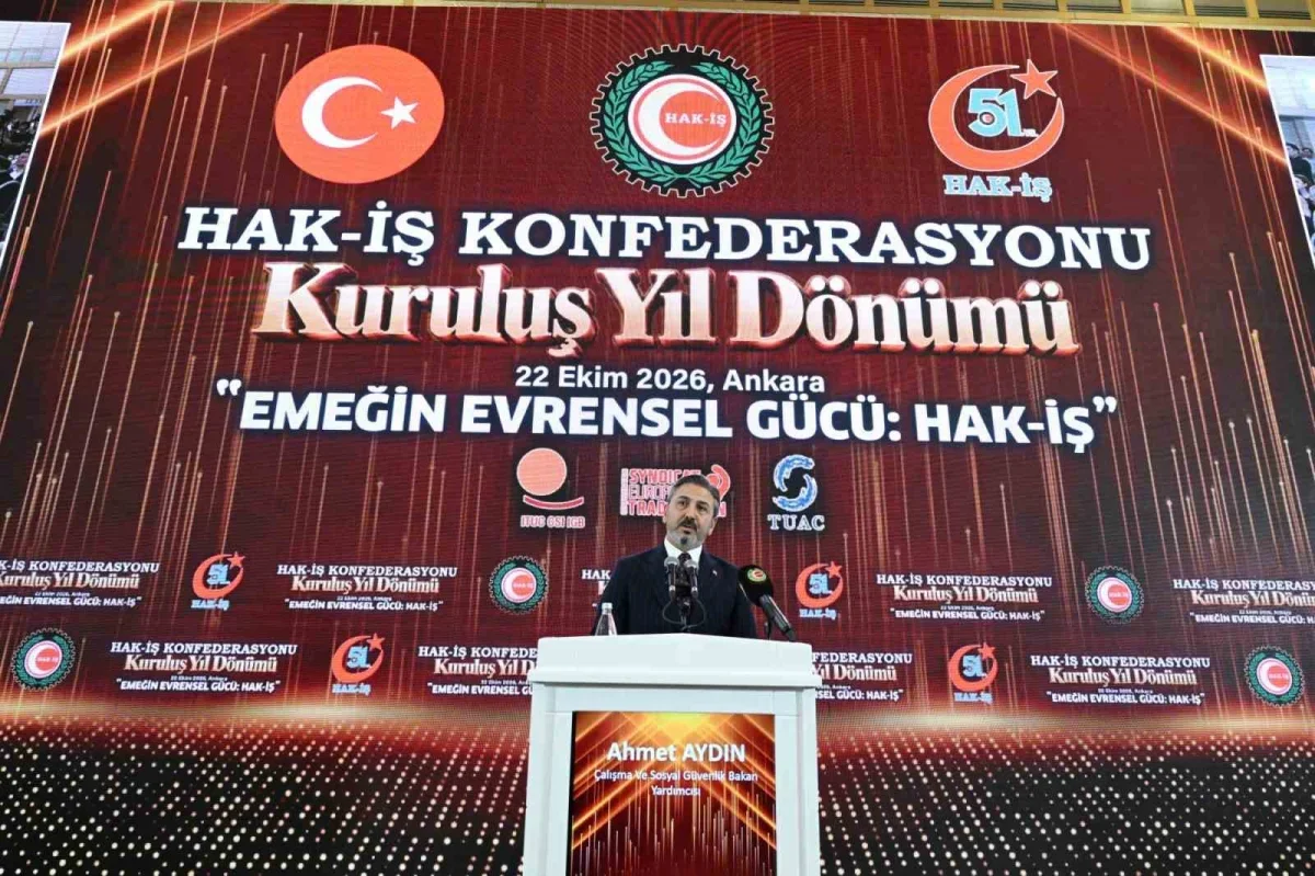 HAK-İŞ, 51. kuruluş yılını Ankara'da kutladı