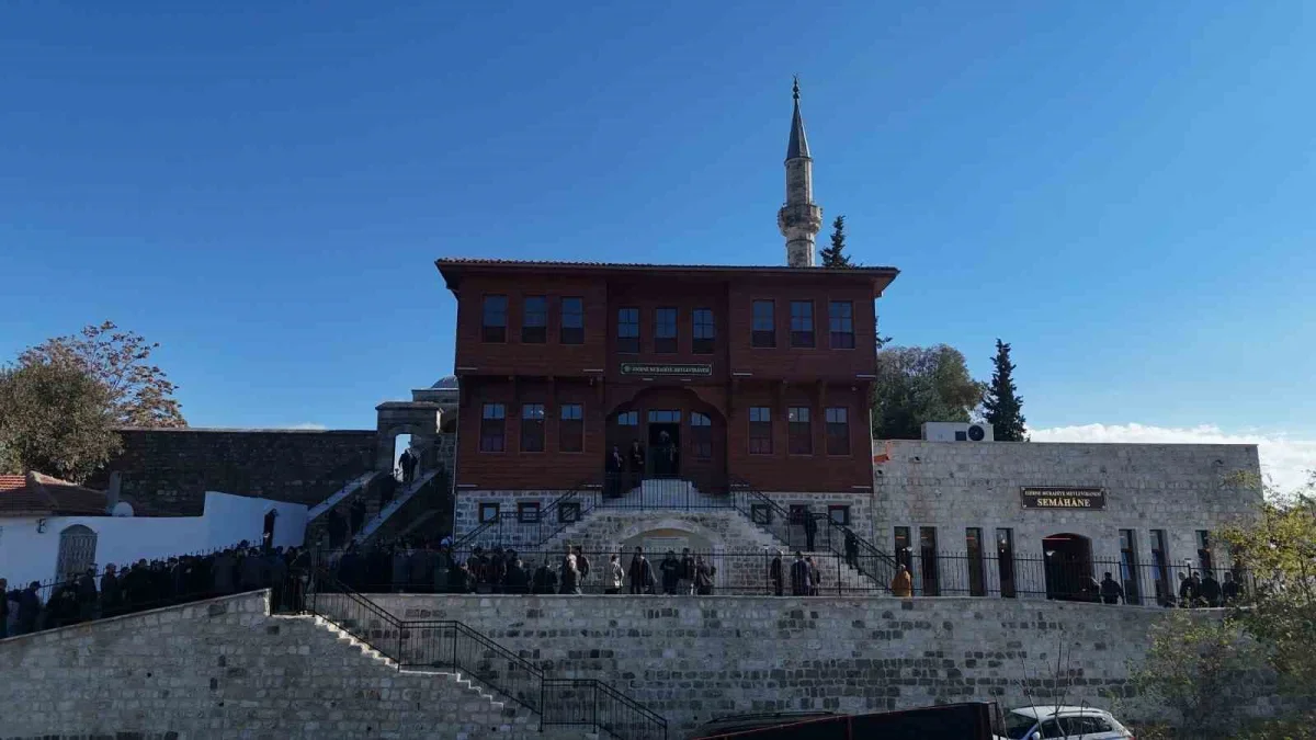 Edirne Muradiye Mevlevihanesi 101 yıl sonra açıldı