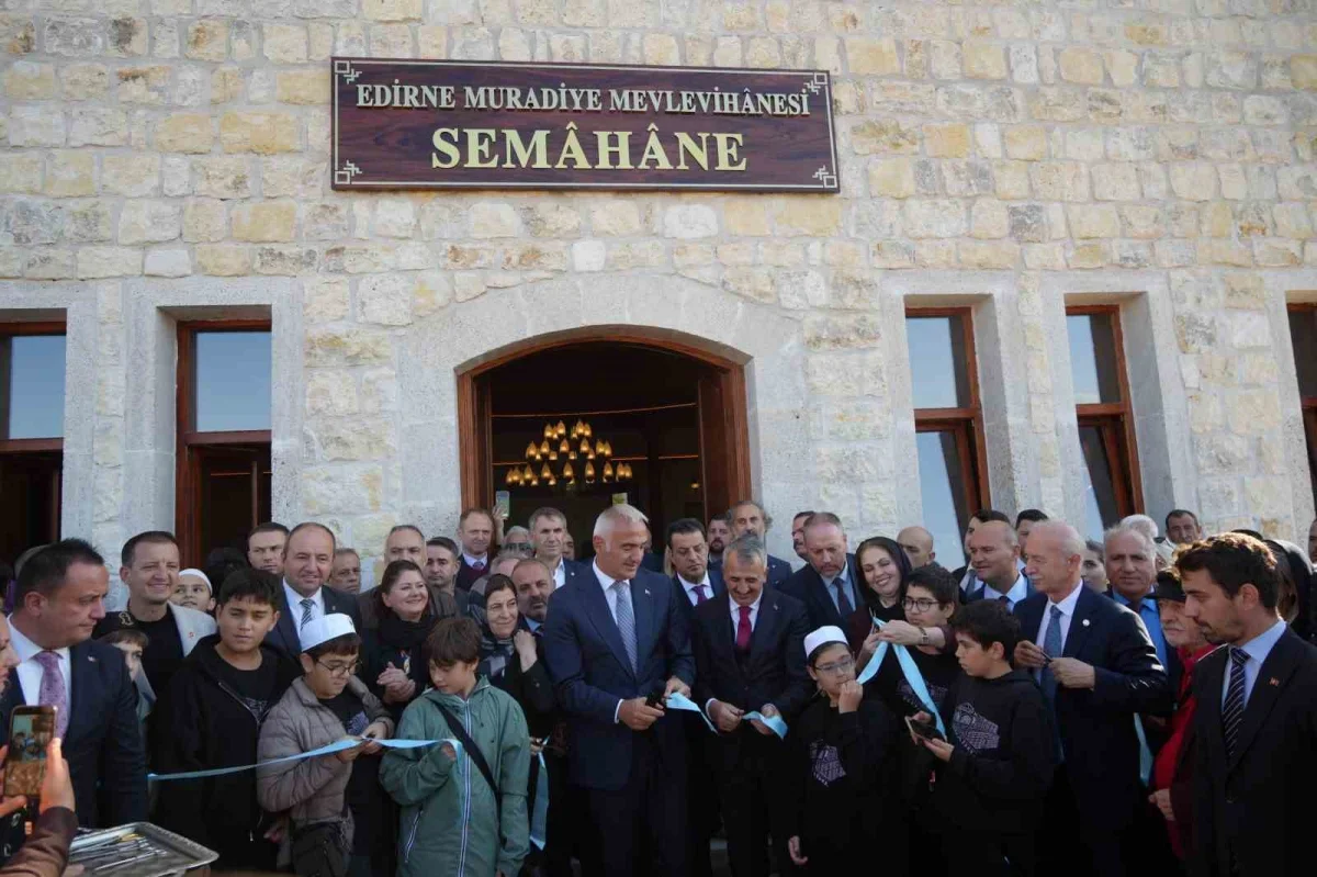 Edirne Muradiye Mevlevihanesi 101 yıl sonra açıldı