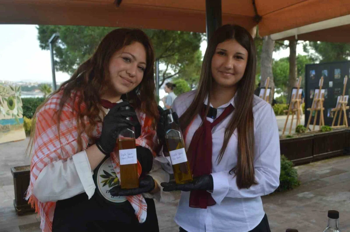 Ayvalık Zeytin Hasat Festivali'nde geleneksel üretim