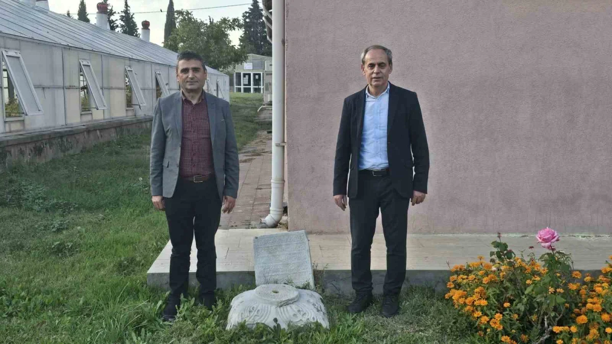 Tekirdağ'da 1813 tarihli Osmanlı kitabesi bulundu