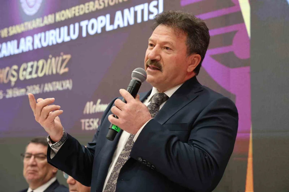 TESK Başkanı Yiğiner Antalya'da hedefleri paylaştı