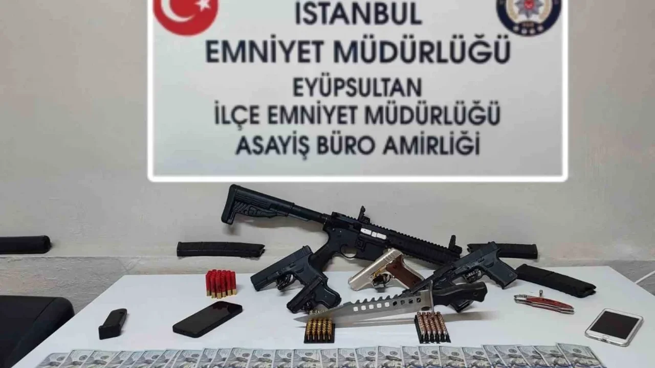 Eyüpsultan'da silah operasyonu: 2 şüpheli tutuklandı