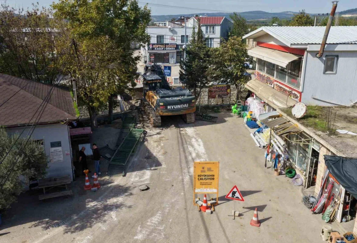 Mudanya Çekrice'de yeni çift şeritli köprü yapılıyor