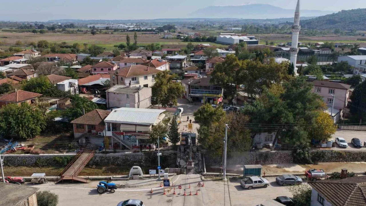 Mudanya Çekrice'de yeni çift şeritli köprü yapılıyor