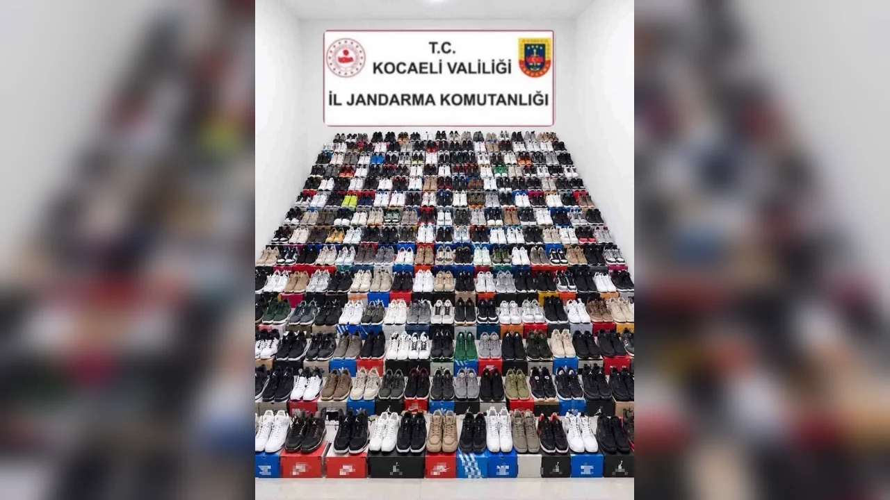 Kandıra'da depoya sahte ayakkabı operasyonu düzenlendi