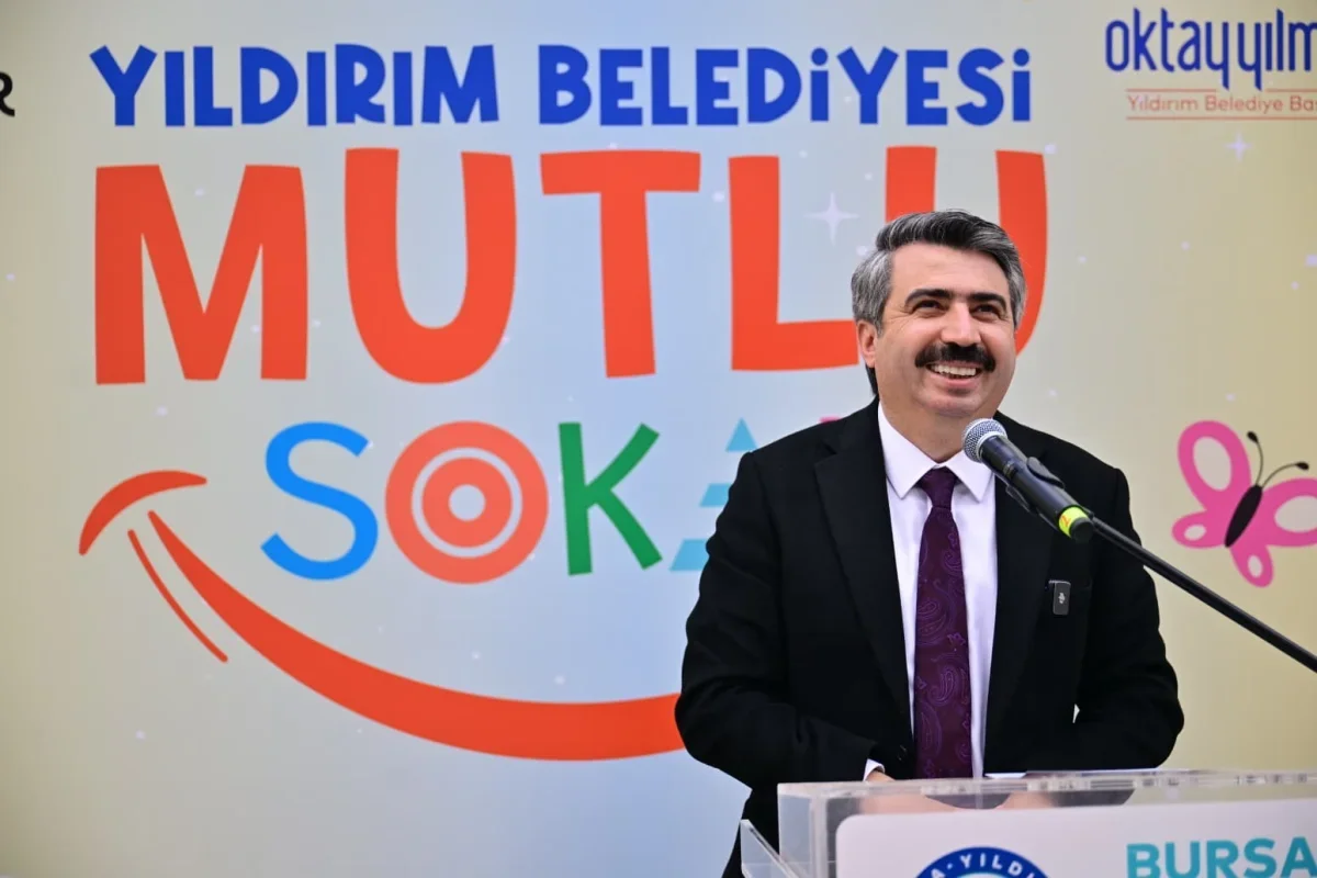 Yıldırım'da çocuklar için güvenli oyun sokağı açıldı
