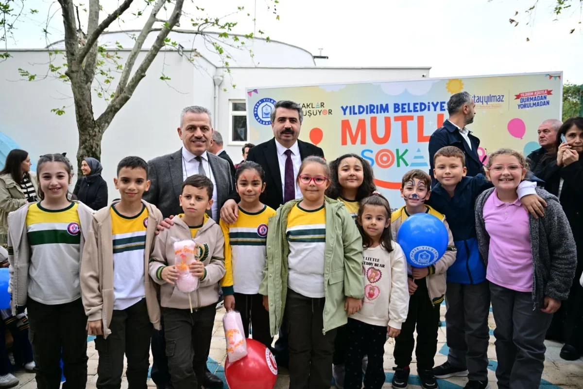 Yıldırım'da çocuklar için güvenli oyun sokağı açıldı