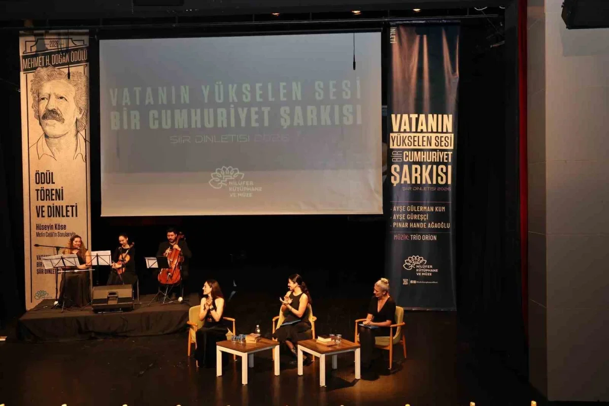 Nilüfer'de Mehmet H. Doğan ödülü Hüseyin Köse'nin