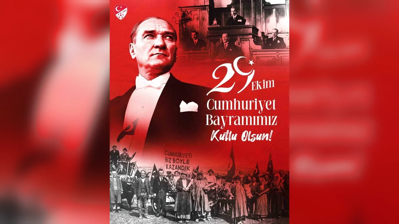 Spor camiasından 29 Ekim Cumhuriyet Bayramı mesajları