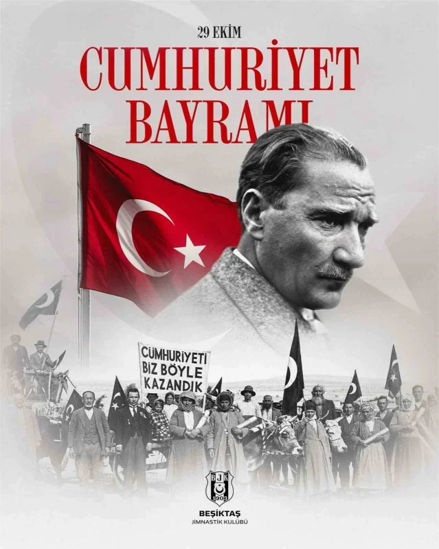 Spor camiasından 29 Ekim Cumhuriyet Bayramı mesajları