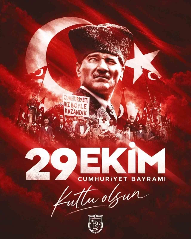 Spor camiasından 29 Ekim Cumhuriyet Bayramı mesajları