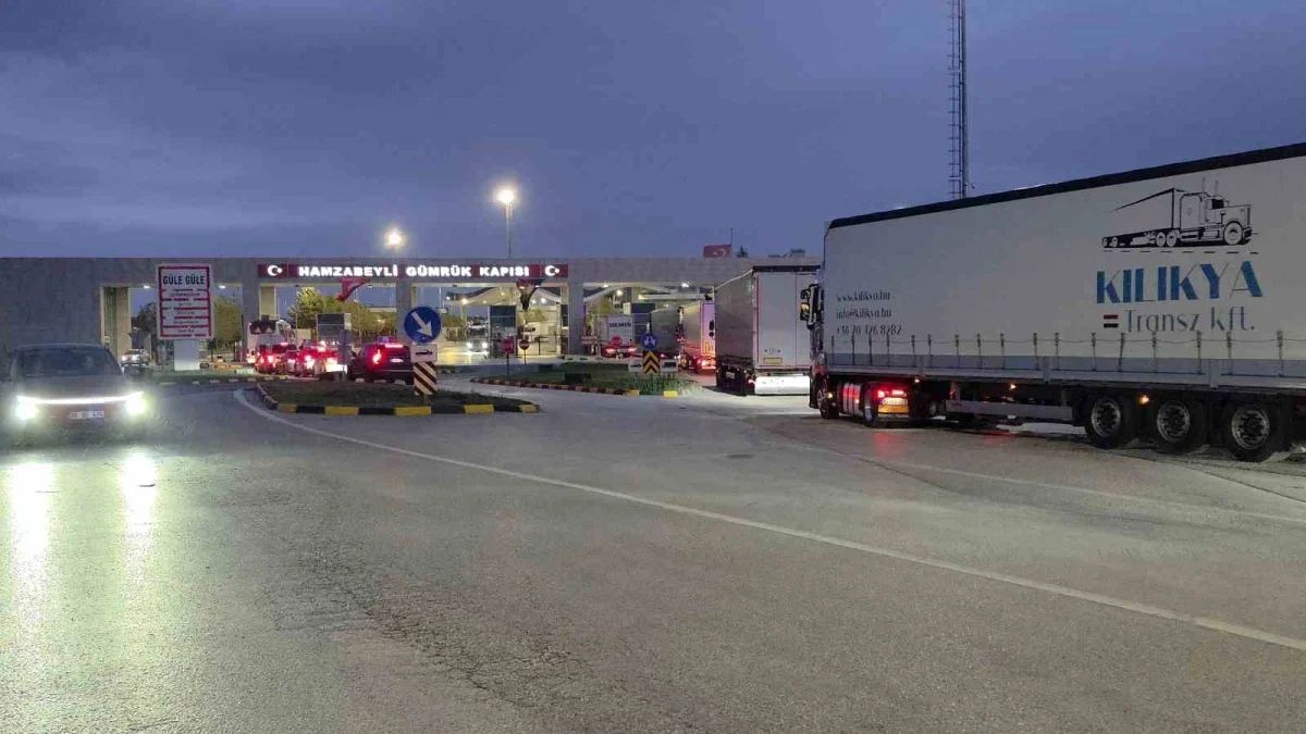 Hamzabeyli'de tır çıkışları 3 gün sonra başladı