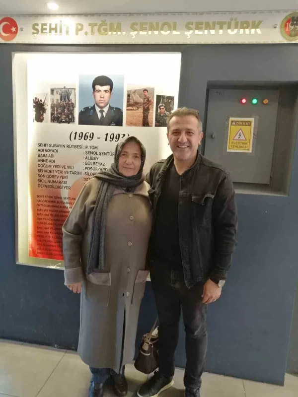 Bursa'da şehit teğmenin hatırası mont yardımıyla yaşatıldı