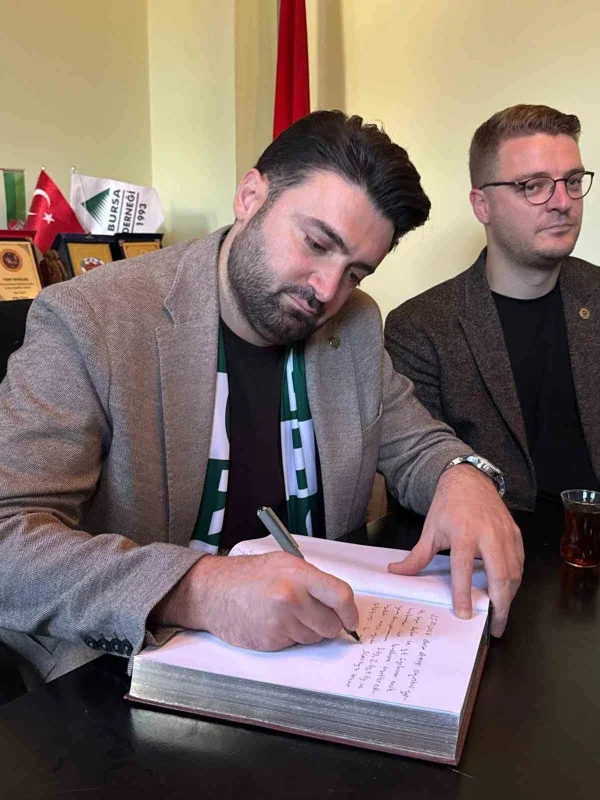 Bursaspor yönetimi Ankara-Bursa Derneğiyle buluştu
