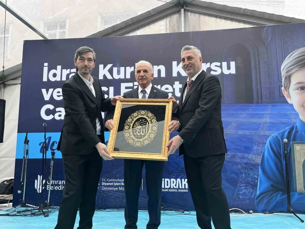 Ümraniye'de mescit ve İdrak Kur'an Kursu açıldı