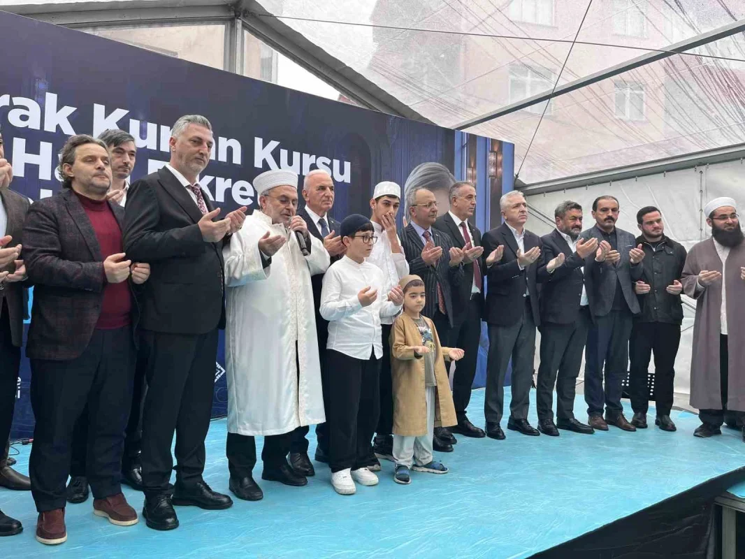 Ümraniye'de mescit ve İdrak Kur'an Kursu açıldı