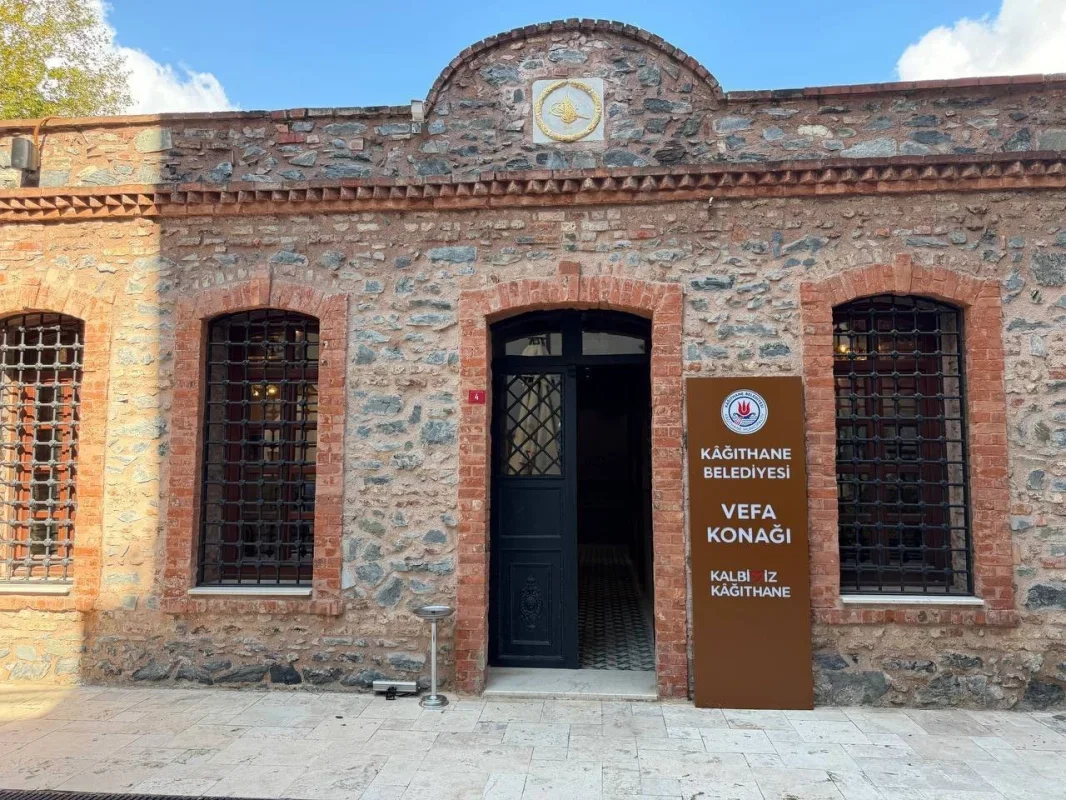 Kağıthane'de 1889 tarihli yapı Vefa Konağı oldu