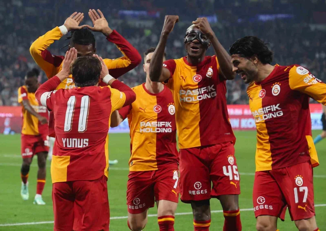 Galatasaray Konya'da farklı kazandı, liderliğini korudu