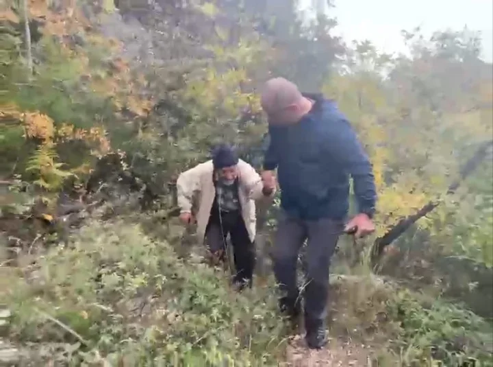 Uludağ'daki mağara yaşamı baba-oğul kavuşmasıyla sona erdi