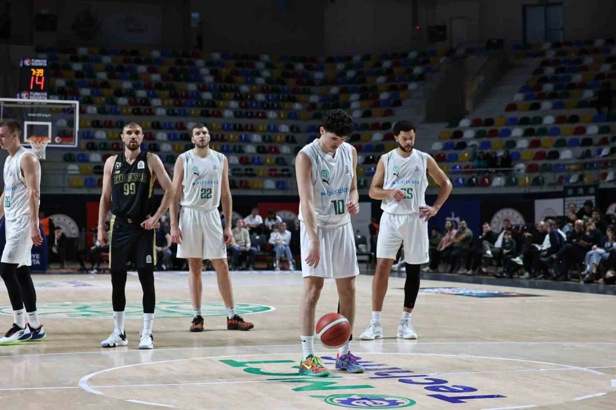 Trabzonspor, Körfez Basket'i deplasmanda 94-86 yendi