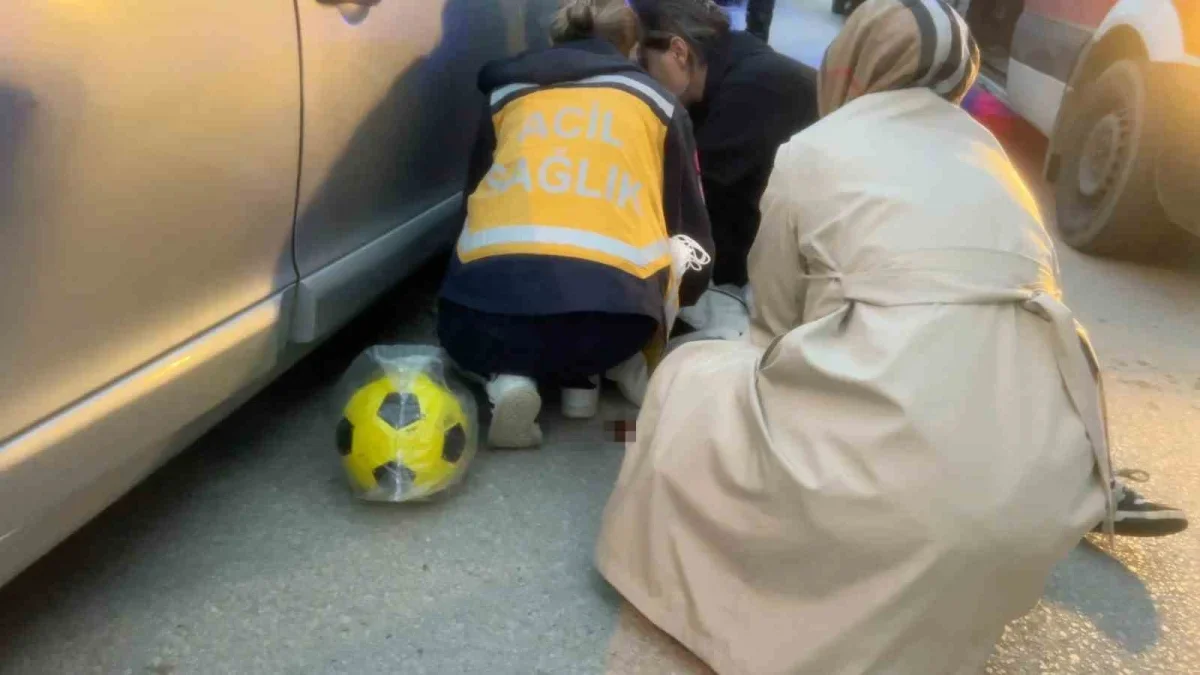 Mudanya'da motosikletin çarptığı 9 yaşındaki çocuk yaralandı